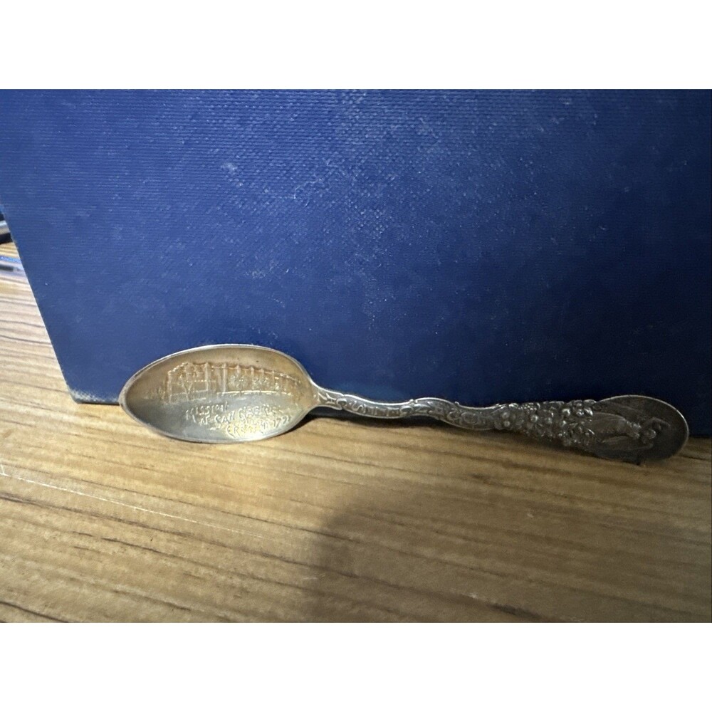 City Of Angels Mission Of San Gabriel 1771 Sterling Silver Souvenir Spoon